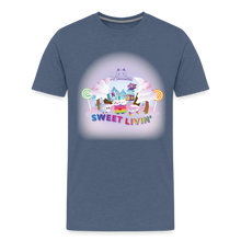 Load image into Gallery viewer, PET SIMULATOR - Sweet Livin' T-Shirt - heather blue