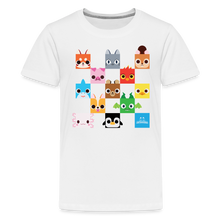 Load image into Gallery viewer, PET SIMULATOR - Checkered Faces T-Shirt - white