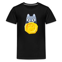Load image into Gallery viewer, PET SIMULATOR - Cat Coin T-Shirt - black