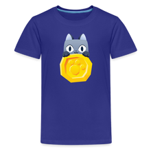 Load image into Gallery viewer, PET SIMULATOR - Cat Coin T-Shirt - royal blue