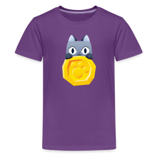 Load image into Gallery viewer, PET SIMULATOR - Cat Coin T-Shirt - purple