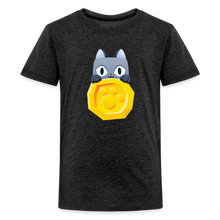 Load image into Gallery viewer, PET SIMULATOR - Cat Coin T-Shirt - charcoal grey