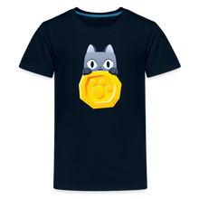 Load image into Gallery viewer, PET SIMULATOR - Cat Coin T-Shirt - deep navy