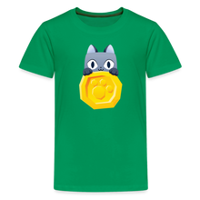 Load image into Gallery viewer, PET SIMULATOR - Cat Coin T-Shirt - kelly green
