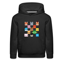 Load image into Gallery viewer, PET SIMULATOR - Checkered Faces Hoodie - black