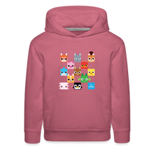 Load image into Gallery viewer, PET SIMULATOR - Checkered Faces Hoodie - mauve