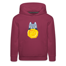 Load image into Gallery viewer, PET SIMULATOR - Cat Coin Hoodie - burgundy