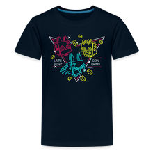 Load image into Gallery viewer, PET SIMULATOR - Neon Sign T-Shirt - deep navy