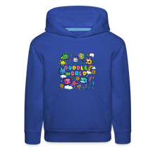 Load image into Gallery viewer, PET SIMULATOR - Doodle World Greetings Hoodie - royal blue