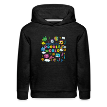 Load image into Gallery viewer, PET SIMULATOR - Doodle World Greetings Hoodie - charcoal grey