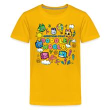Load image into Gallery viewer, PET SIMULATOR - Doodle World Greetings T-Shirt - sun yellow
