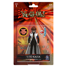 Load image into Gallery viewer, Yu-Gi-Oh!® - Seto Kaiba Action Figure (5" Figure w/ Accessories & Special-Edition Card, Series 1)