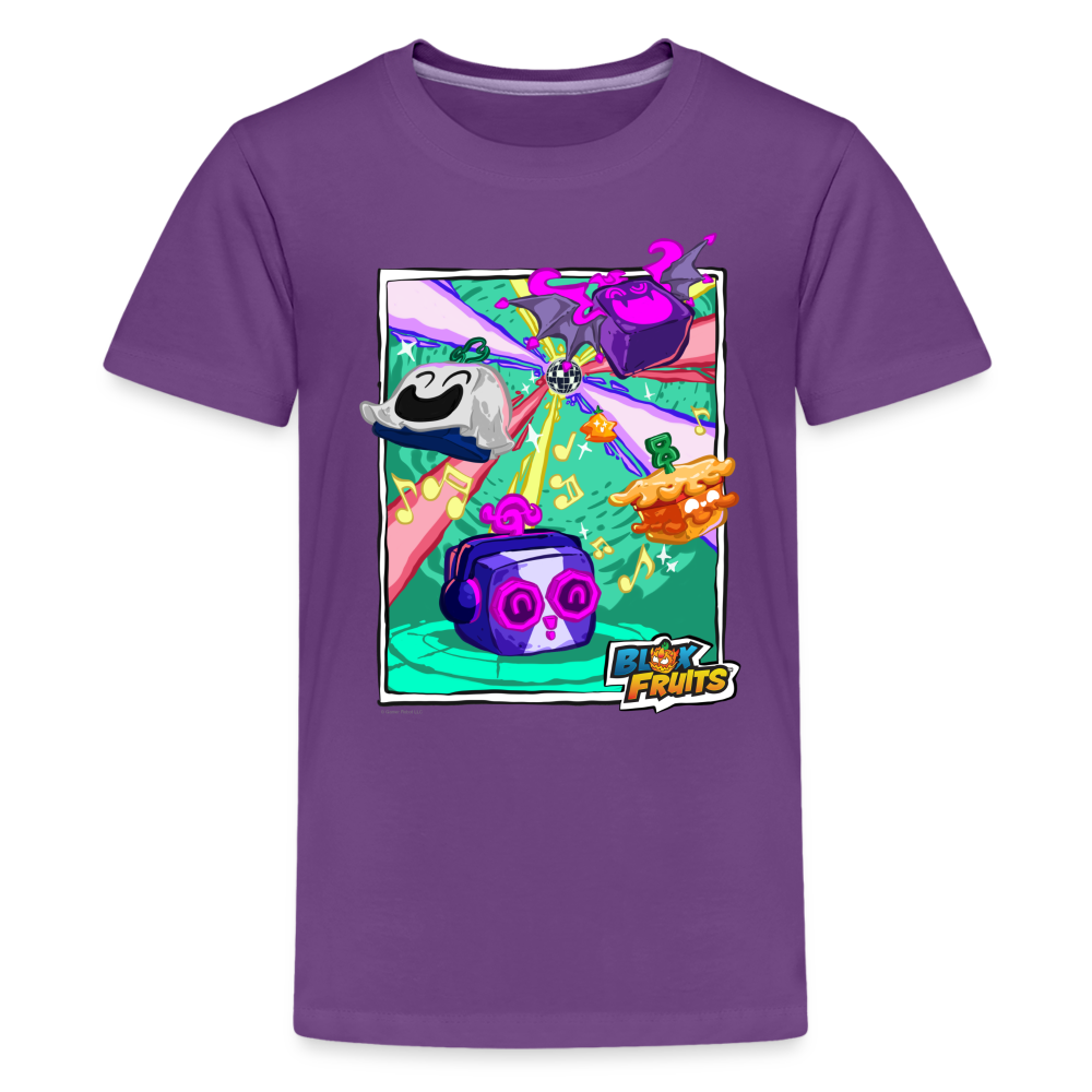 BLOX FRUITS - Short-Sleeve T-Shirts (POD) - Sound - purple