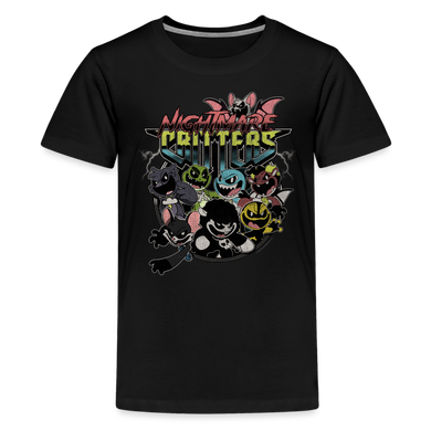 POPPY PLAYTIME - Nightmare Critters T-Shirt (Youth) - black