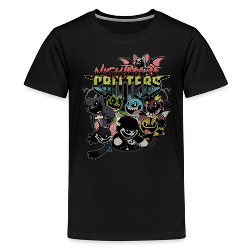 POPPY PLAYTIME - Nightmare Critters T-Shirt (Youth) - black