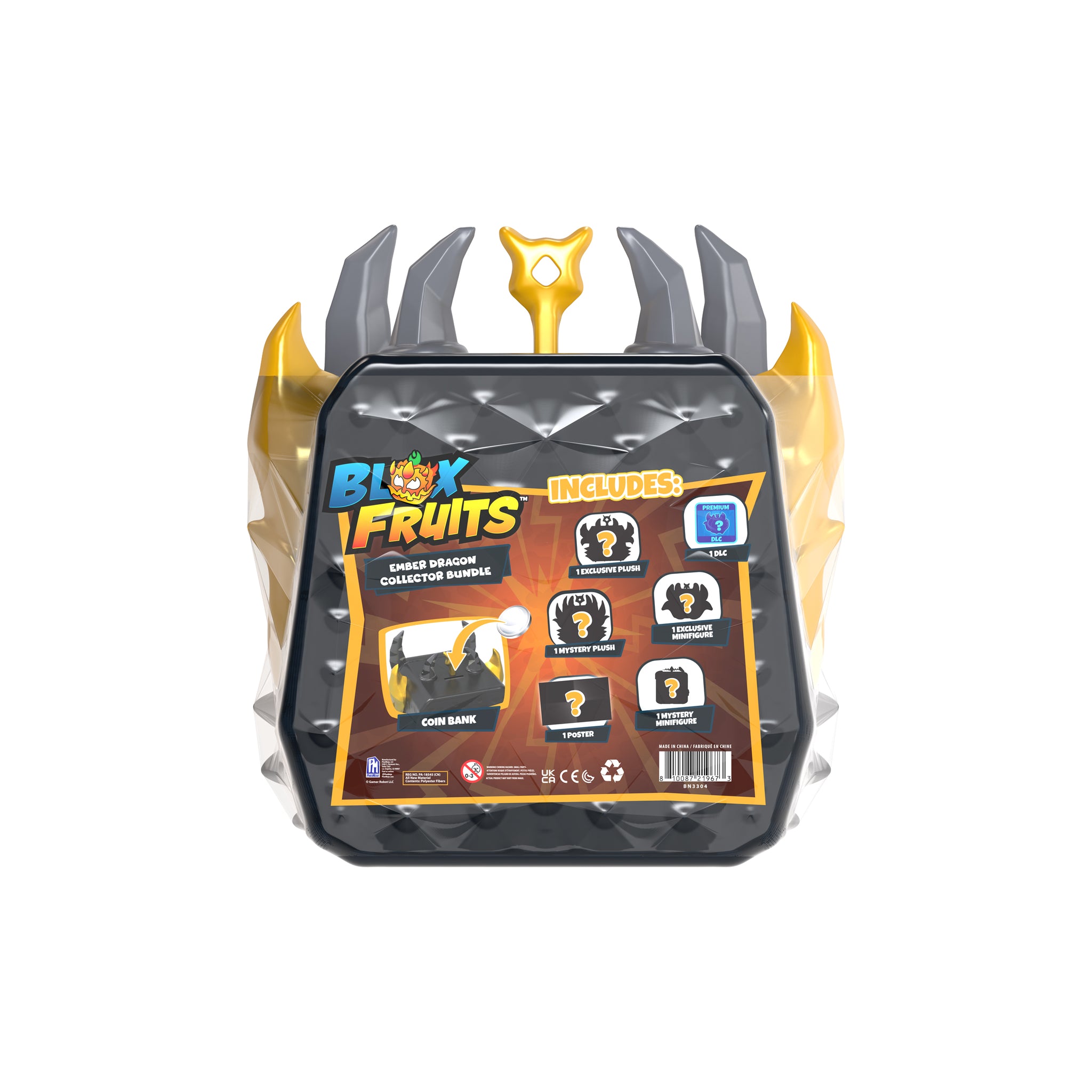 Blox Fruits — Ember Dragon Storage Case Bundle — Series 3 — Plush