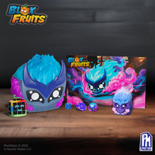 Load image into Gallery viewer, Blox Fruits - Gas Fruit Storage Case Bundle - Series 3 - Plush Toys, Minifigures, Poster - Includes DLC Code Redeemable on Roblox - Officially Licensed Collector Set by PhatMojo
