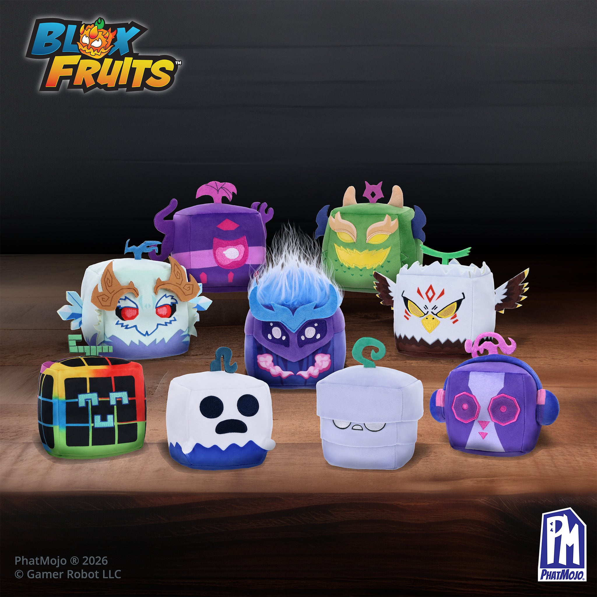 BLOX FRUITS - Collectible Mystery Plush 2-Pack (4” Tall, Series 3