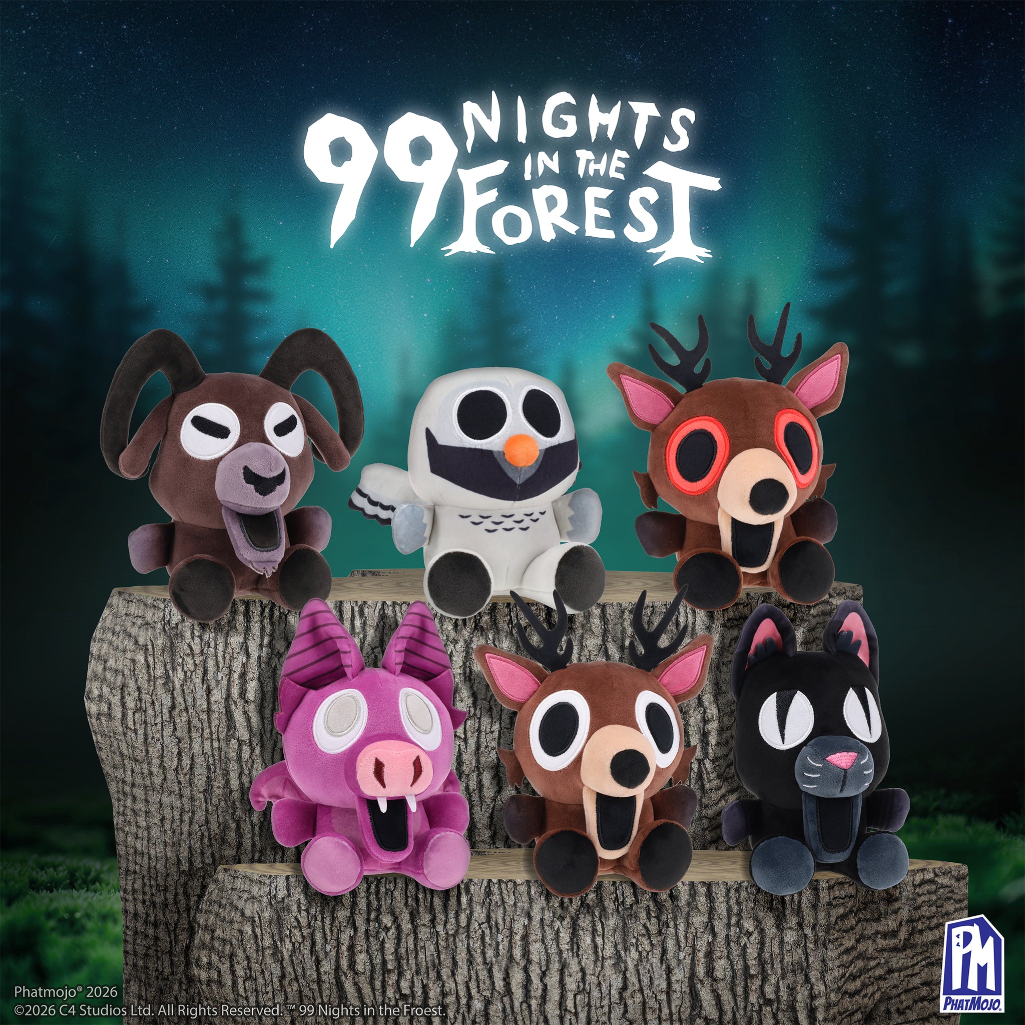 99 Nights in the Forest - Mystery Collectible Plush 2 Pack