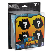 Load image into Gallery viewer, Blox Fruits - Minifigure Blind 4-Pack - Series 3 - Includes DLC Code Redeemable on Roblox - Officially Licensed Mystery Collectible Figures by PhatMojo

