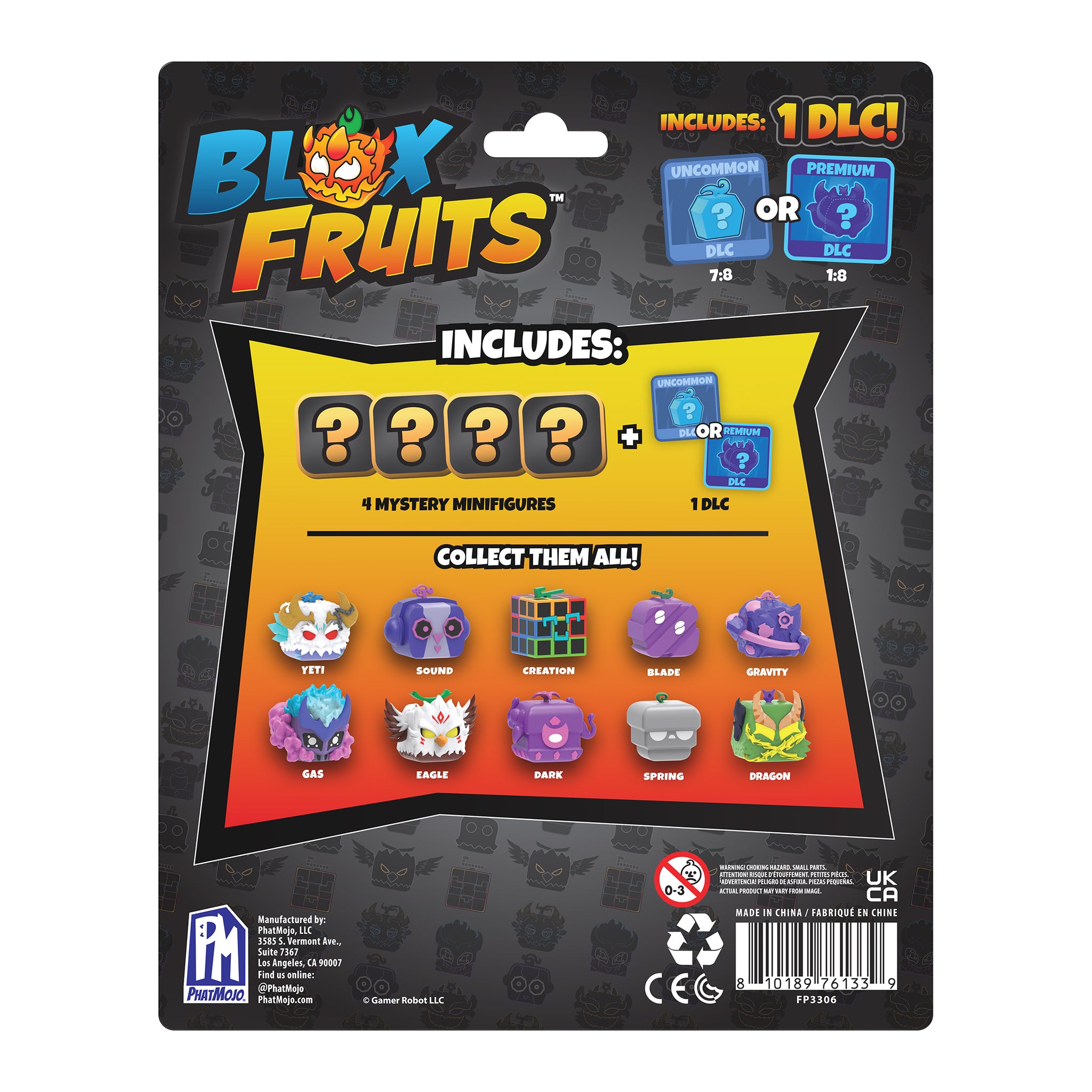 Blox Fruits ミニフィギュア4パック シリーズ3 Blox Fruits - Minifigure Blind 4-Pack - Series 3 - Includes DLC