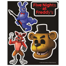 Load image into Gallery viewer, Five Nights at Freddy’s (FNAF) - Golden Animatronic Freddy Storage Case Bundle - Series 2 - LED Lights, Sounds - Plush Toys, Exclusive Microfigures, Collectible Cards, Sticker Sheet, Postcard - Officially Licensed Collector Set by PhatMojo
