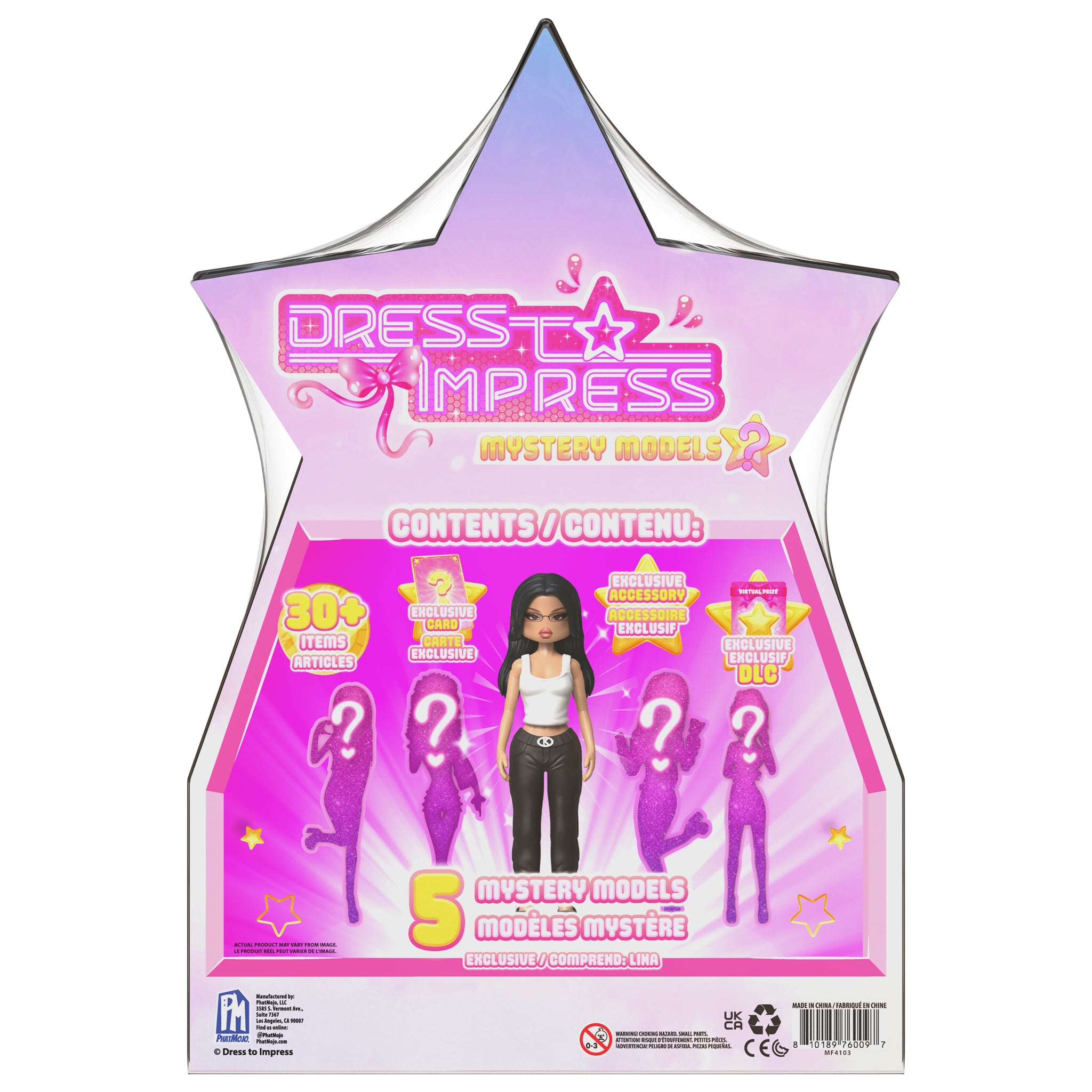 Dress To Impress — Mystery Models — Superstar 5-pack —Series 1 — Star