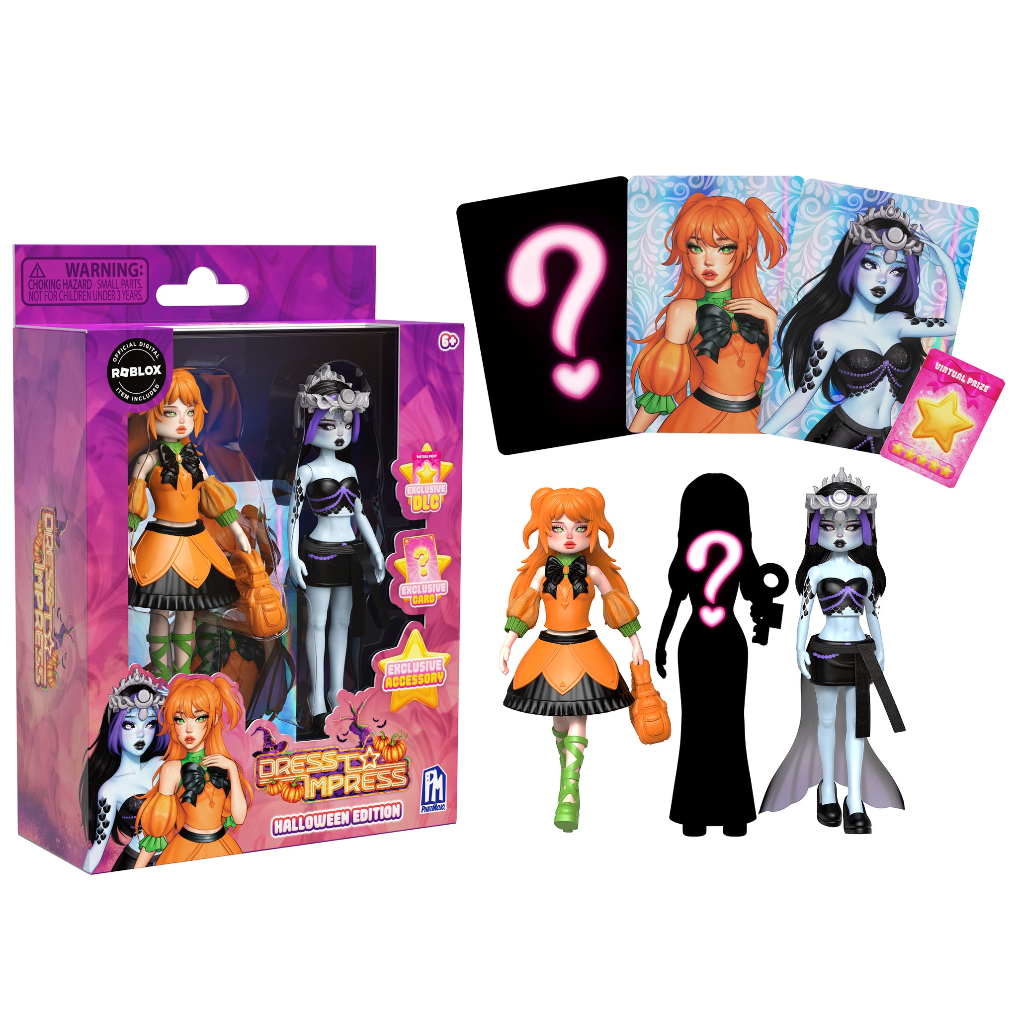 Dress To Impress — Mystery Models — Small Dolls 3-Pack — Halloween Edi –