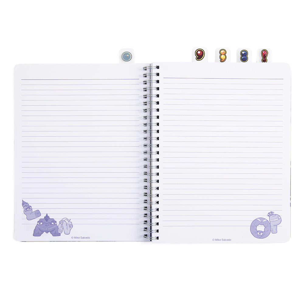 ALPHABET LORE - LMNOP Tabbed Notebook (8.5
