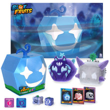Load image into Gallery viewer, BLOX FRUITS – Collector Bundle: Diamond | Mystery Plush, 2 Minifigures, 2 DLC Tokens, Cards, Poster &amp; More | 11 Items Total | Officially Licensed
