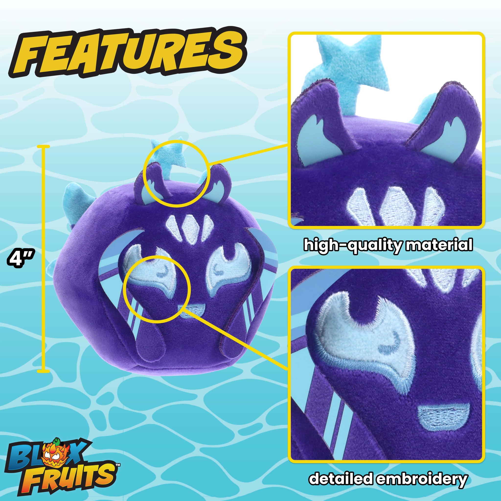 BLOX FRUITS - Collectible Mystery Plush 2-Pack (4