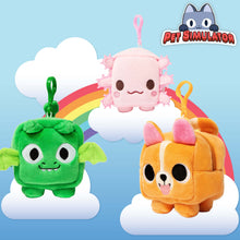 Load image into Gallery viewer, PET SIMULATOR - Plush Pouch Keychains 3-Pack (3&quot; Tall) [Includes DLC]
