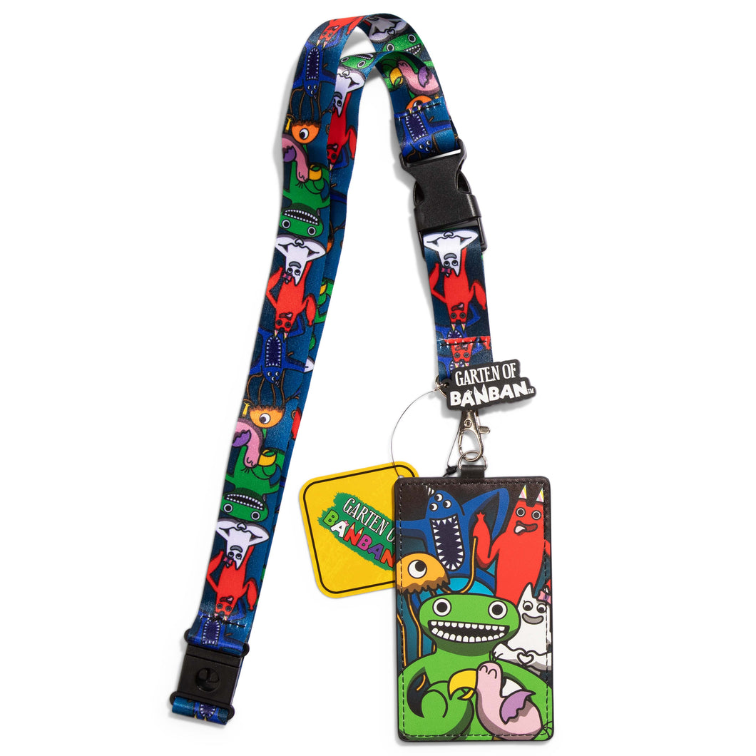 GARTEN OF BANBAN – Lanyard with Silicone Charm & ID Badge Holder | Breakaway Clip | Student ID Holder | Officially Licensed
