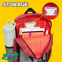 Load image into Gallery viewer, GARTEN OF BANBAN – Banban Backpack w/ Lenticular Pocket | 16&quot; Tall Bag w/ Tablet Sleeve &amp; Drink Pouch | Back-to-School Accessory | School Supplies | Officially Licensed
