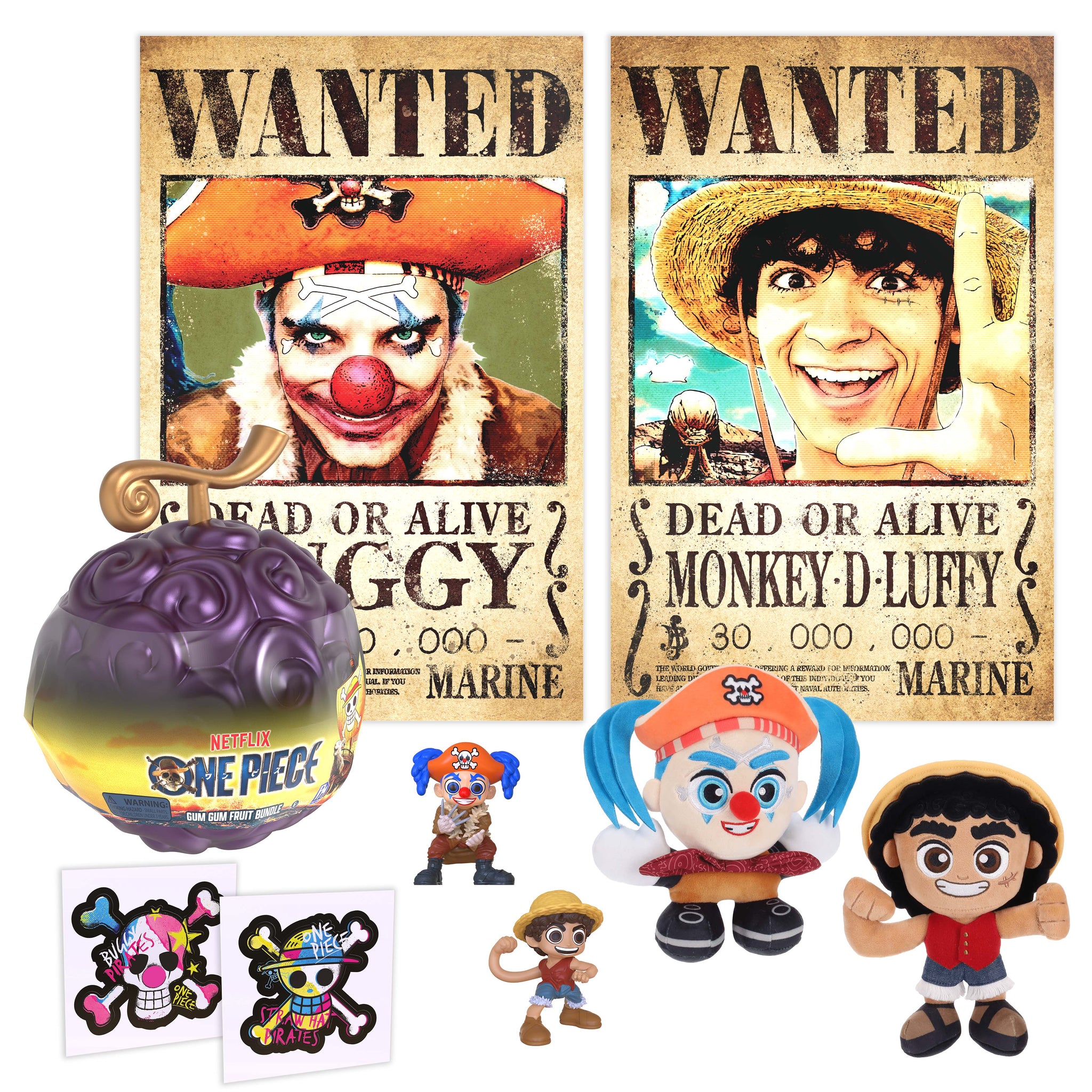 ONE PIECE - Gum Gum Fruit Collector Bundle (9 Items, Series 1