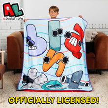 Load image into Gallery viewer, ALPHABET LORE - Letters Fleece Blanket (50 x 60&quot;)
