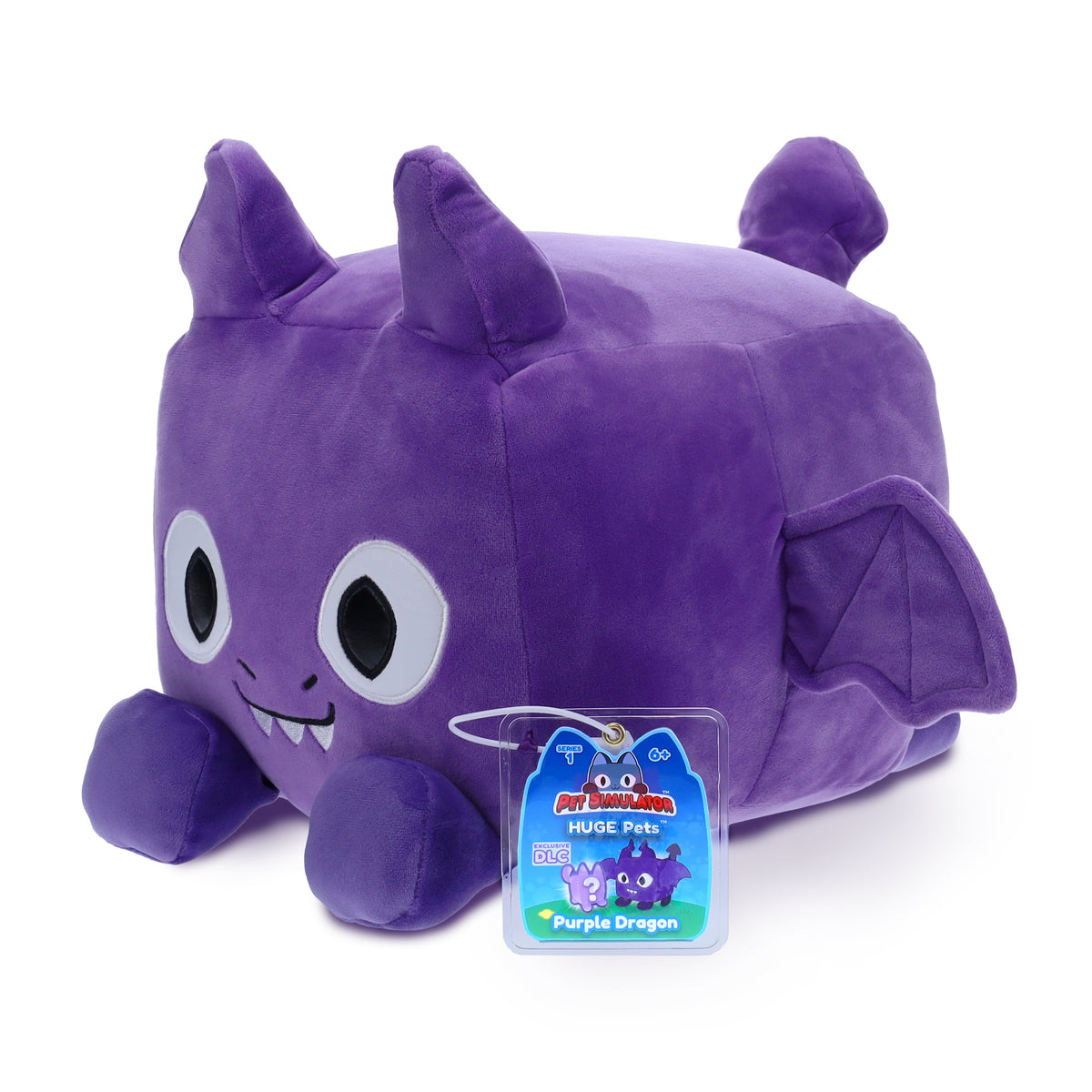 Epic Drops PET SIMULATOR - Purple Dragon HUGE Pet Plush (8.5