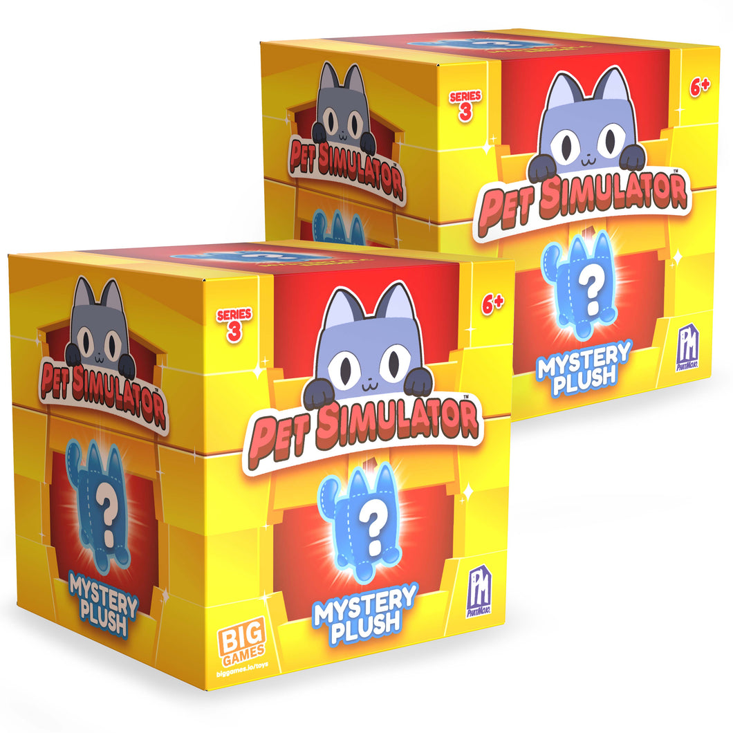 PET SIMULATOR - Mystery Pet Treasure Plush 2-Pack (4