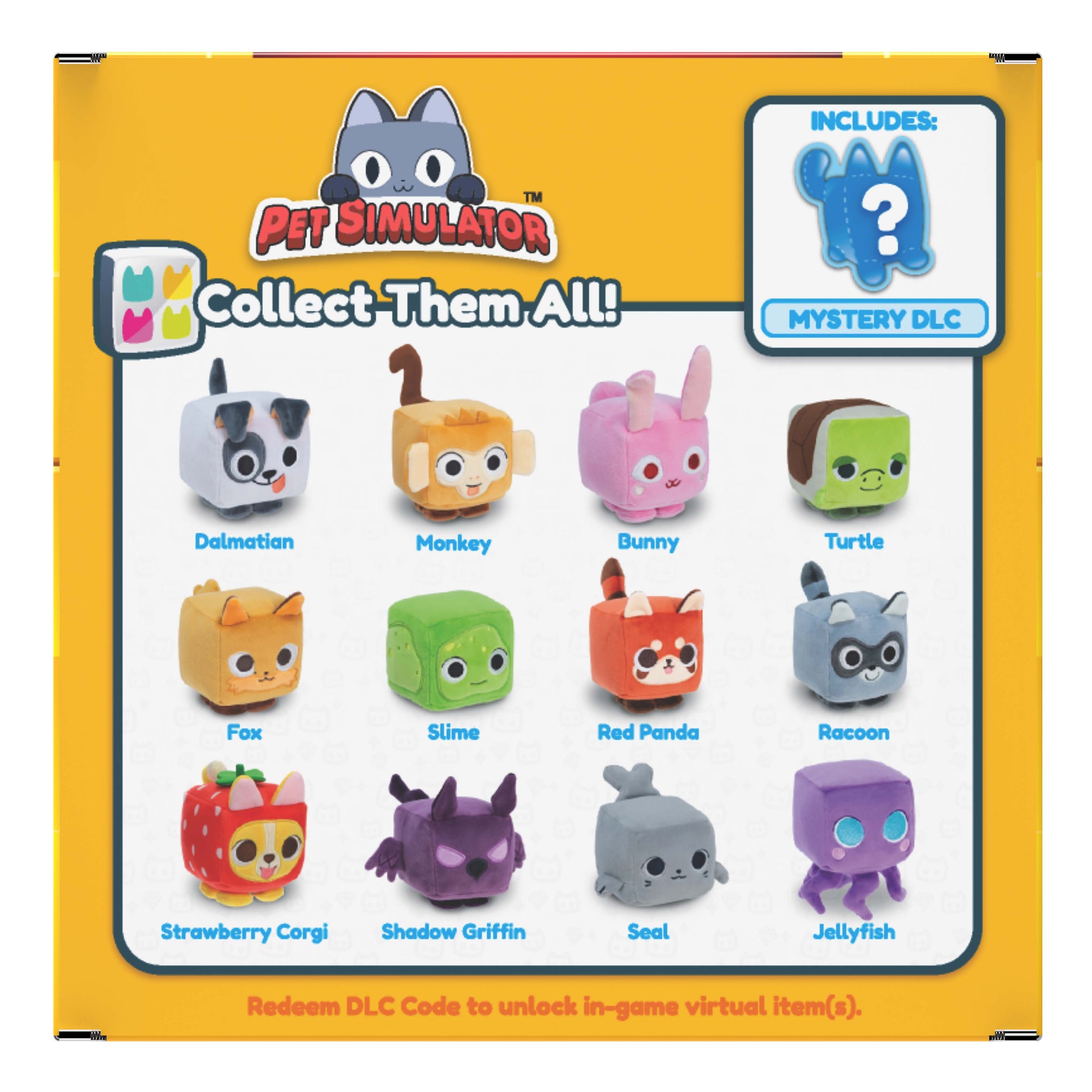PET SIMULATOR - Mystery Pet Treasure Plush 2-Pack (4