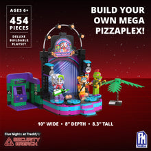 Load image into Gallery viewer, FIVE NIGHTS AT FREDDY’S - Phat$tacks Mega Pizzaplex Deluxe Buildable Playset (454 pieces, Series 1)
