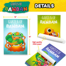 Load image into Gallery viewer, GARTEN OF BANBAN - Banban Battle 3pc Poster Set (12&quot; x 18&quot;)
