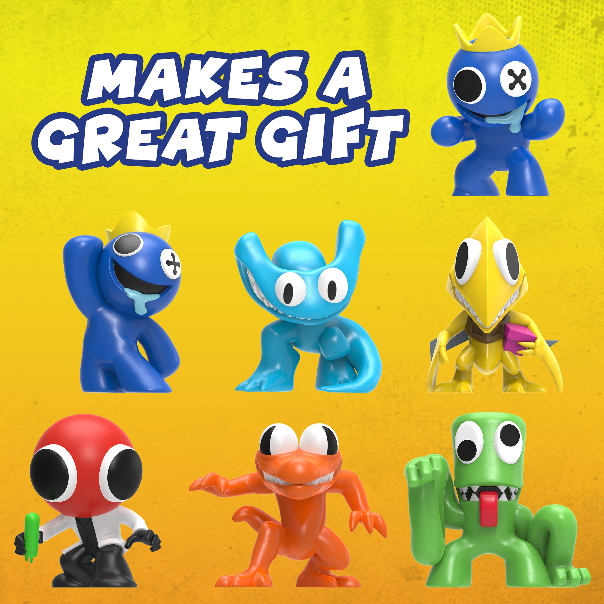 Rainbow Friends ミニフィギュア 10パック RAINBOW FRIENDS - Minifigure 10-Pack Collector Set (10 Collectible