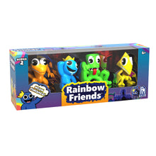 Load image into Gallery viewer, RAINBOW FRIENDS - Neon Minifigure 4-Pack (2.5&quot; Tall, Series 2)
