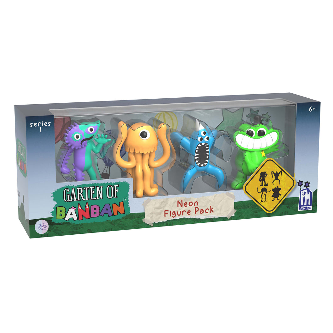 GARTEN OF BANBAN - Neon Minifigure 4-Pack (Series 1)