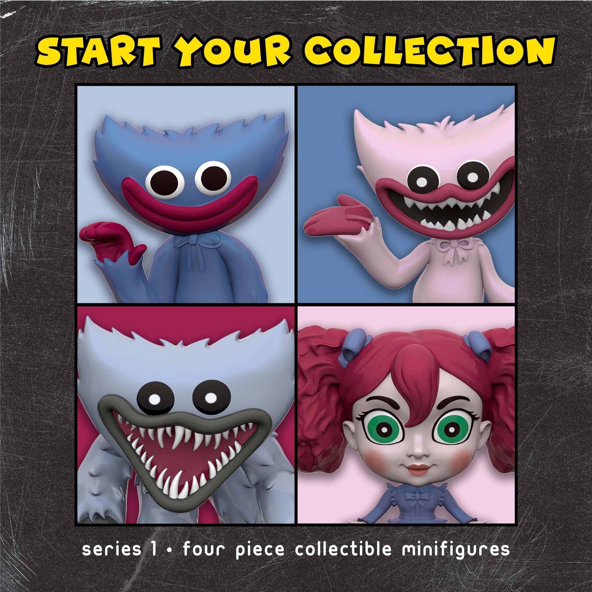 伏見ニャンコ　poppy  セットアップ POPPY PLAYTIME - Vintage Collectible Figure Pack (Four