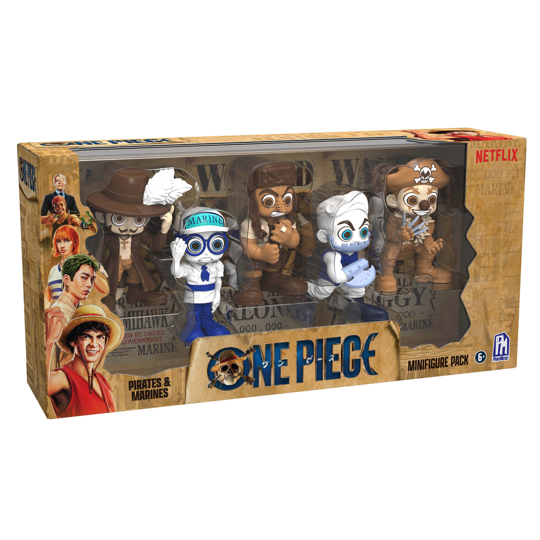 ONE PIECE - Pirates & Marines Sepia Minifigure 5-Pack (2.5