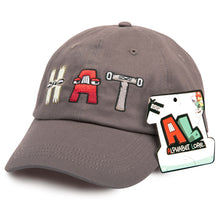 Load image into Gallery viewer, ALPHABET LORE - H A T Embroidered Brimmed Cap (Adjustable Unisex)
