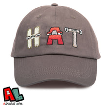 Load image into Gallery viewer, ALPHABET LORE - H A T Embroidered Brimmed Cap (Adjustable Unisex)
