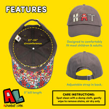 Load image into Gallery viewer, ALPHABET LORE - H A T Embroidered Brimmed Cap (Adjustable Unisex)
