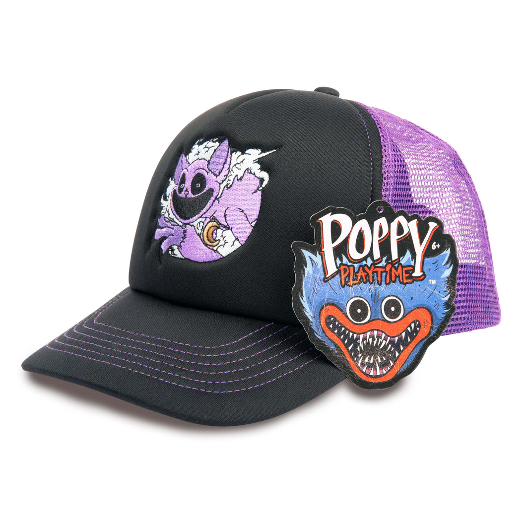 POPPY PLAYTIME - CatNap Embroidered Mesh Cap (Adjustable Unisex)